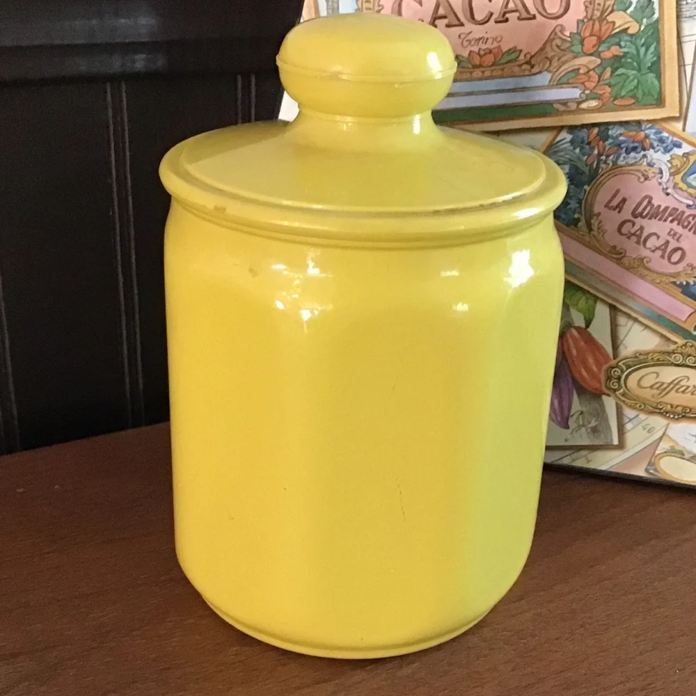 Kromex aluminum canister. Vintage